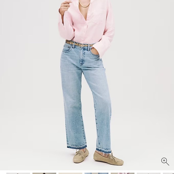 J. Crew Blue Straight Leg Jeans Vintage Style - Picture 2 of 14